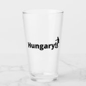Ungarischer Fußball Glas (Vorderseite)