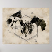 Ungarischer Hornschwanzdrache Poster (Vorne)