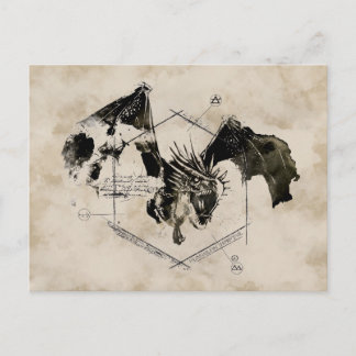 Ungarischer Hornschwanzdrache Postkarte