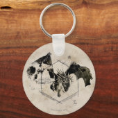 Ungarischer Hornschwanzdrache Schlüsselanhänger (Vorderseite)