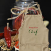 ungarischer Koch Schürze