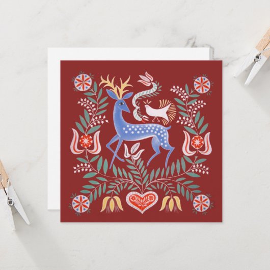 Ungarischer Kunstplatz Karte (Vorderseite/Rückseite Beispiel)