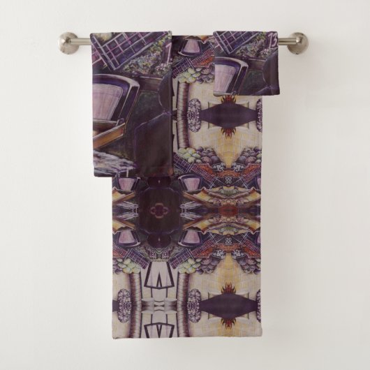 Ungarischer Marktplatz, BudaPEST Badhandtuch Set (Insitu)