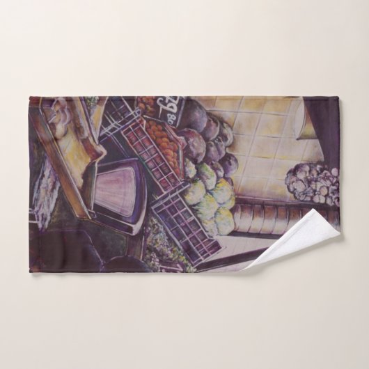 Ungarischer Marktplatz, BudaPEST Badhandtuch Set (Handtuch)