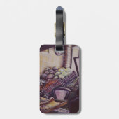 Ungarischer Marktplatz, Budapest Gepäckmarke Gepäckanhänger (Rückseite vertikal)