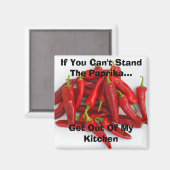 Ungarischer Paprika Magnet (Vorderseite/Rückseite)
