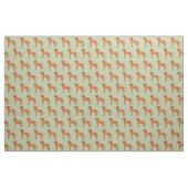 Ungarischer Vizsla Niedlich Pointer Dog Zeichne Gr Stoff (Yard (91,4 cm))
