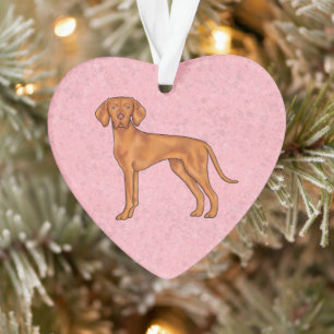 Ungarischer Vizsla Pointer Hund Cute Cartoon Hund  Ornament