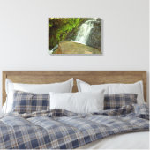 Ungarischer Wasserfall Moosiger Wald Wasserfall Leinwanddruck (Insitu (Schlafzimmer))