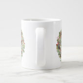 Ungarischer Weihnachtskranz Vizsla Jumbo-Tasse (Rückseite)