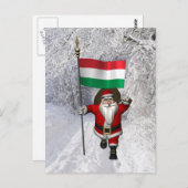 Ungarischer Weihnachtsmann Postkarte (Vorne/Hinten)