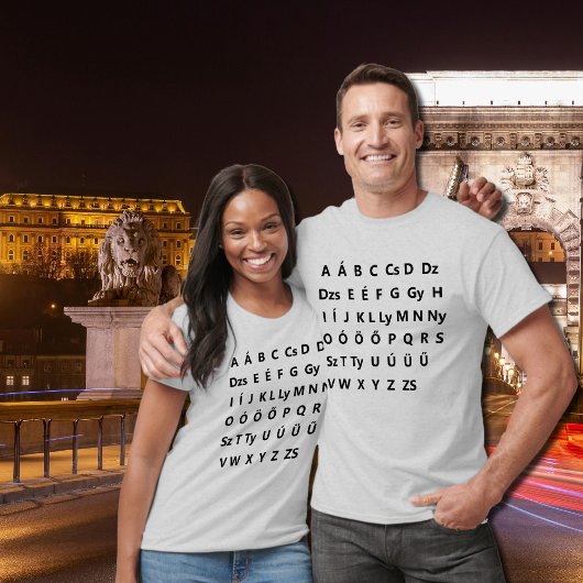 Ungarisches Alphabet T-Shirt