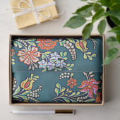 Ungarisches Blumenmuster Seidenpapier (Geschenk)