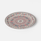 ungarisches Design Pappteller (Schrägansicht)