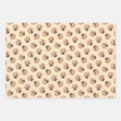 Ungarisches Drahthaar Vizsla Malerei Niedlicher Hu Geschenkpapier Set (Vorderseite)