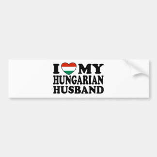 Ungarisches Ehemann Autoaufkleber