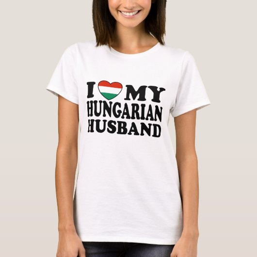 Ungarisches Ehemann T-Shirt (Vorderseite)