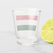 Ungarisches Flaggenschieberglas Schnapsglas (Rückseite)