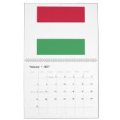 Ungarisches Flaggenzeichen Kalender (Feb 2027)