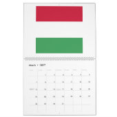 Ungarisches Flaggenzeichen Kalender (Mär 2027)