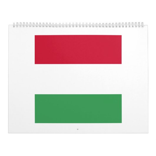 Ungarisches Flaggenzeichen Kalender (Titelbild)