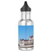 Ungarisches Gebäude des Parlaments in Budapest Edelstahlflasche (Links)