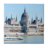 Ungarisches Gebäude des Parlaments in Budapest Fliese (Vorderseite)