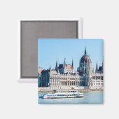 Ungarisches Gebäude des Parlaments in Budapest Magnet (Vorderseite/Rückseite)