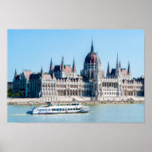 Ungarisches Gebäude des Parlaments in Budapest Poster (Vorne)