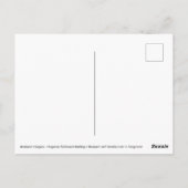 Ungarisches Gebäude des Parlaments in Budapest Postkarte (Rückseite)