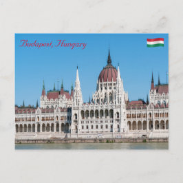 Ungarisches Gebäude des Parlaments in Budapest Postkarte