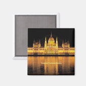 Ungarisches Gebäude Magnet (Vorderseite/Rückseite)