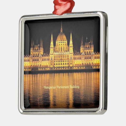 Ungarisches Gebäude Ornament Aus Metall (Links)