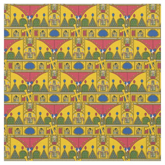 Ungarisches Kronenflaggenemblem und ungarische Fab Stoff (Nahaufnahme)