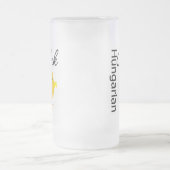 Ungarisches Küken Mattglas Bierglas (Mittel)