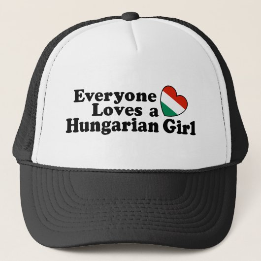 Ungarisches Mädchen Truckerkappe (Vorderseite)