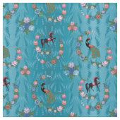 Ungarisches Muster-Volksgewebe Stoff (Nahaufnahme)