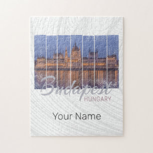 Ungarisches Parlament Budapest Vintage Panorama Puzzle