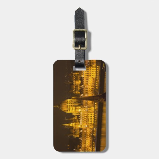 Ungarisches Parlament Gepäckanhänger (Vorderseite vertikal)