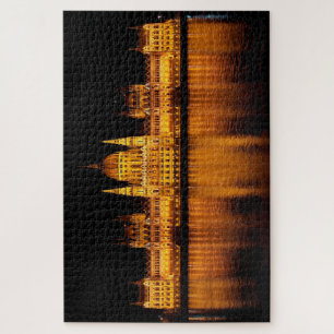 Ungarisches Parlament in der Nacht Puzzle