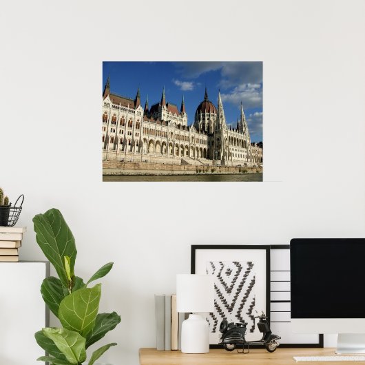 Ungarisches Parlament Poster (Heimbüro)