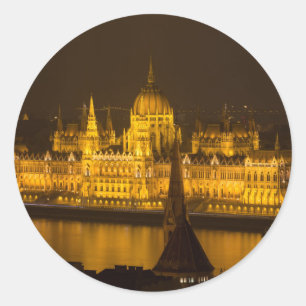 Ungarisches Parlament Runder Aufkleber