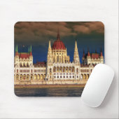 Ungarisches Parlaments-Gebäude in Budapest, Ungarn Mousepad (Mit Mouse)
