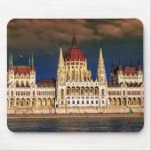 Ungarisches Parlaments-Gebäude in Budapest, Ungarn Mousepad (Vorne)