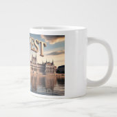 Ungarisches Parlamentsgebäude in Budapest Jumbo-Tasse (Rechts)