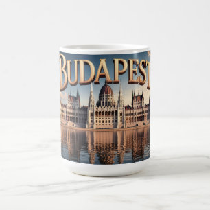 Ungarisches Parlamentsgebäude in Budapest Kaffeetasse