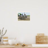 Ungarisches Reiten Poster (Küche)