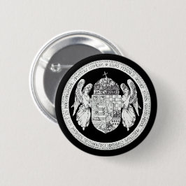 Ungarisches Siegel mit Wappen Ungarn Geschenke Button