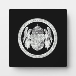 Ungarisches Siegel mit Wappen Ungarn Geschenke Fotoplatte