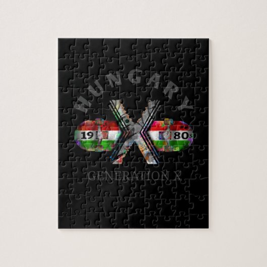 Ungarisches Skateboard der 80er Jahre Puzzle (Vertikal)